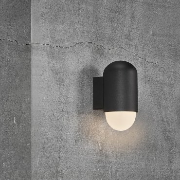 Nordlux Heka - außenwandleuchte - Ø 10,6 x 21,6 x 13,8 cm - IP54 - schwarz