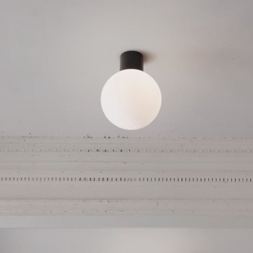 Nova Luce Spix - Außen-Deckenleuchte - Ø 20 x 26 cm - IP54 - dunkel anthrazit