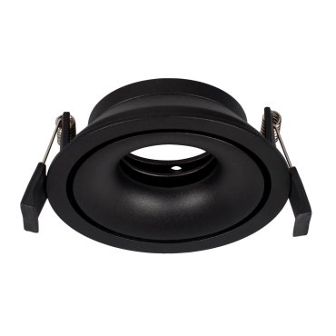 Nova Luce Enzo - Einbaustrahler - Ø 105 mm, Ø 100 mm Einbaumaß - schwarz