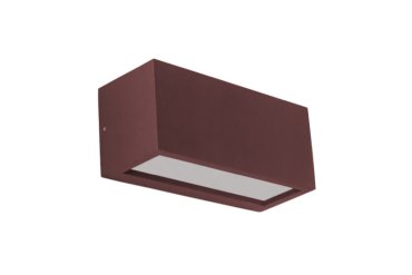 Century Italia Reverso - Außenwandleuchte - 10 x 11 x 25 cm - IP65 - braun