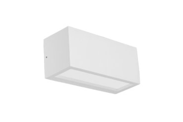 Century Italia Reverso - Außenwandleuchte - 10 x 11 x 25 cm - IP65 - weiß