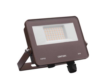 Century Italia Porteo CCT - Strahler - 14,4 x 16,2 x 3,6 cm - 30W LED inkl - einstellbare Lichtfarbe - IP65 - braun