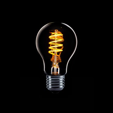 ETH Sensor LED Standard A60 Spirale - E27 - 4W - transparent
