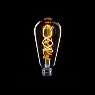 ETH Sensor LED Edison ST64 Spirale - E27 - 4W - transparent