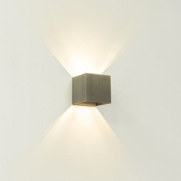 Artdelight Gymm - wandleuchte - 10 x 10 x 10 - antik bronze