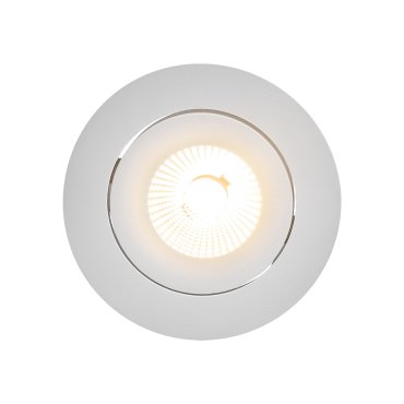 Nordlux Aliki - Einbaustrahler - Ø 96 mm, Ø 83 mm Einbaumaß - 8W dimmbare LED inkl. - IP44 - weiß