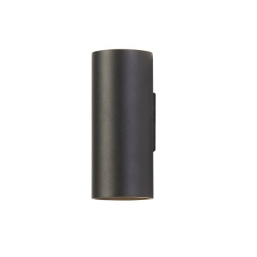 Searchlight Round - Wandleuchte - Ø 6,5 x 15,4 cm - schwarz