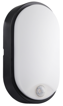 Century Italia Forma - Wand- und Deckenleuchte - 12 x 6,3 x 21,2 cm - 14W LED inkl - mit Bewegungssensor - einstellbare Lichtfarbe - IP54 - weiß und schwarz