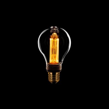 ETH Standard LED Glühfaden - E27 - 3 Stufen dimmbar - 5W - 1800K - transparent