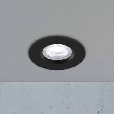 Nordlux Smart Don - Einbaustrahler - intelligente Beleuchtung - Ø 85 mm, Ø 72 mm Einbaugröße - 4.7W LED inkl. - IP65 - schwarz