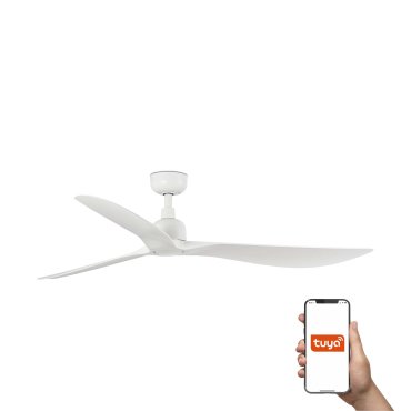 Faro Outwood L Tuya Smart - deckenventilator - Ø 150 cm - IP44 - matt weiß