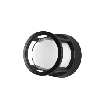 Nova Luce Agosto - Außenwandleuchte - Ø 11 x 11 cm - 6W LED inkl. - IP54 - schwarz