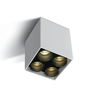 ONE Light Dark Light Ceiling Tubes - Deckenleuchte - 6,4 x 6,4 x 8,4 cm - 10W LED inkl. - weiß
