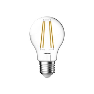 Nordlux Smart LED-Birne - intelligente Beleuchtung - Ø 6 x 10,4 cm - E27 - 4,7W - Dimmfunktion und einstellbare Lichtfarbe per App - transparent