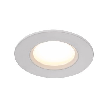 Nordlux Dorado - Einbaustrahler - Ø 85 mm, Ø 72 mm Einbaugröße - 5,5W dimmbare LED inkl. - IP65 - weiß