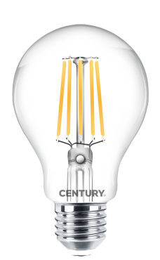 Century Italia Incanto - Ø 7,5 x 14 cm - E27 - 16W nicht dimmbar - 4000K - transparent
