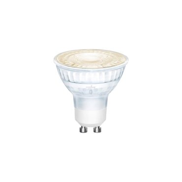 Nordlux Smart LED-Strahler - intelligente Beleuchtung - Ø 5 x 5,5 cm - GU10 - 5W - Dimmfunktion und einstellbare Lichtfarbe per App - weiß/transparent