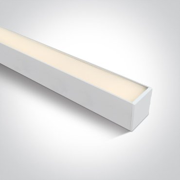 ONE Light LED Linear Profiles - Decken-/Hängelampe - 120 x 7,5 x 7,5 cm - einstellbare Helligkeit 20W/30W/40W LED inkl. - weiß - einstellbare Lichtfarbe