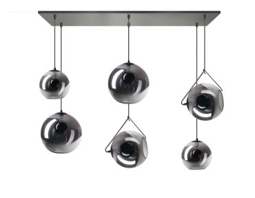 ETH Orb - hängeleuchte - 130 x 30 x 200 cm - schwarz