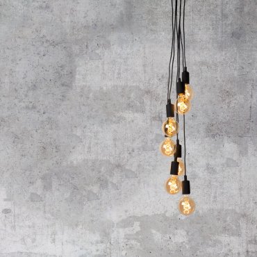 Lucide Fix Multiple - Hängeleuchte - Ø 50 x 130 cm - schwarz