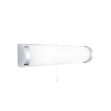 Searchlight Poplar - Wandleuchte mit Zugschalter - 40 x 7,3 x 9 cm - IP44 - weiß
