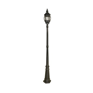 Searchlight Bel Aire - Mastleuchten - Ø 16 x 220,5 cm - IP23 - schwarz