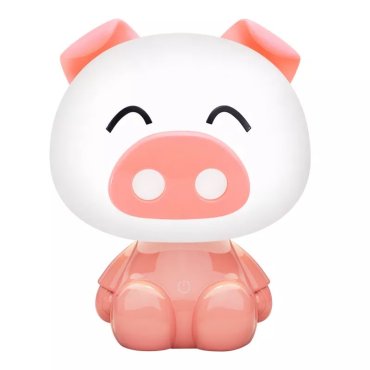 Zuma Line Animals Piglet - Tischleuchte - 19,5 x 25,5 cm - 3W dimmbare LED inkl - rosa