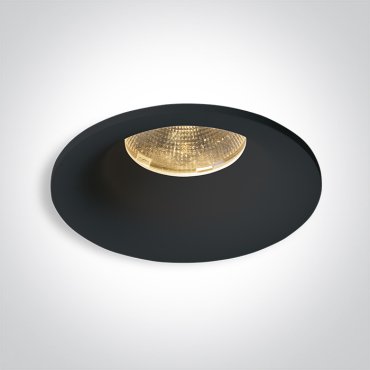 ONE Light Recessed Spots Fixed LED - Einbaustrahler - Ø 86 mm, Ø 75 mm Einbaumaß - 12W dimmbare LED inkl. - IP65 - schwarz