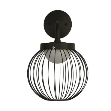 Searchlight Cabin - Außenwandleuchte - 26 x 39 cm - 18W LED inkl - IP44 - schwarz und opal