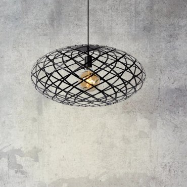 Lucide Wolfram - Hängeleuchte - Ø 65 x 162 cm - schwarz