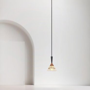 Nova Luce Paluz - Hängelampe - Ø 10,5 x 180 cm - 7W LED inkl. - matt schwarz und roségold
