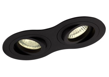 Maxlight Signal II - Einbaustrahler - 170 x 90 mm, Ø 2 x 75 mm Einbaumaß - schwarz