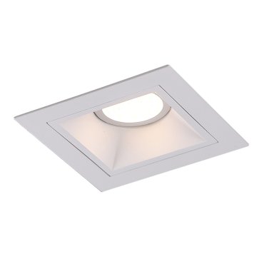 Maxlight Hit - Einbaustrahler 1L - 115 x 115 mm, 95 x 95 mm Einbaumaß - weiß