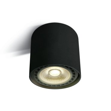 ONE Light R111 GU10 Deckenleuchten - Aufbaustrahler 1L - Ø 12 x 11,5 cm - schwarz
