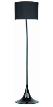 Faro Black - Stehleuchte - 149 cm - mattschwarz