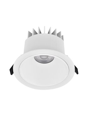 Nova Luce Brady - Einbaustrahler - Ø 10 x 7,5 cm - Ø 90 mm Einbaumaß - 10W LED inkl. - IP67- weiß