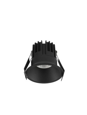 Nova Luce Luela - Einbaustrahler - Ø 85 mm - Einbaumaß 75 mm - 13W LED inkl. - schwarz - 4000K