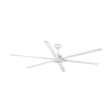 Faro Rotterdam 25 XXL – deckenventilator mit licht und fernbedienung – Ø 250 cm – 32W LED inkl. – matt weiß