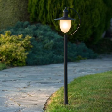 Lucide Aruba - Gartenleuchte - 25 x 28,5 x 110 cm - IP44 - schwarz