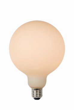 Lucide LED-Lampe - Ø 12,5 x 17,5 cm - E27 - 8W - 3 Stepdim - 2700K bis 2200K - Opal