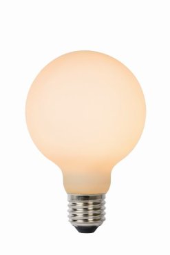 Lucide LED-Lampe - Ø 8 x 12,2 cm - E27 - 8W - 3 StepDim - 2700K bis 2200K - Opal