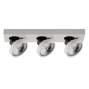 VK Lighting Kylos - Aufbaustrahler 3L - 50,5 x 12 x 12,9 cm - weiß