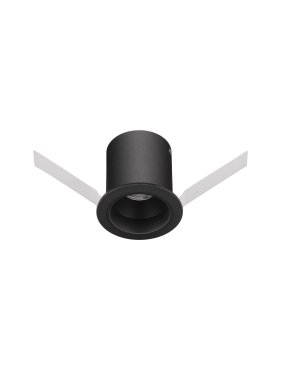 Nova Luce Uho - Einbaustrahler - Ø 45 mm - Einbaugröße 38 mm - inkl. 3W LED - schwarz