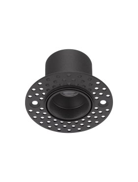 Nova Luce Uho - Einbaustrahler - Ø 68 mm - Einbaugröße 40 mm - inkl. 3W LED - schwarz