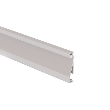 KLUS Olis - Sockelprofil aus Aluminium - 1,4 x 8 cm - silber eloxiert