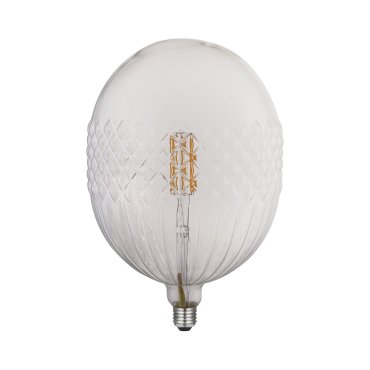 Daylight Italia Bellaluce 2 LED Lampe - Ø 21 x 32,5 cm - E27 - 10W dimmbar - 2700K - transparent