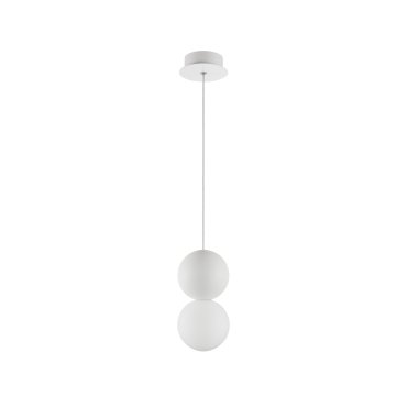 Nova Luce Zero - Hängeleuchte - Ø 10 x 120 cm - weiß