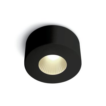 ONE Light LED Fashion Cylinders - Aufbaustrahler 1L - Ø 7,95 x 4 cm - 7W dimmbare LED inkl. - schwarz
