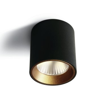 AUSSTELLUNGSSTÜCK - ONE Light Chill Out LED Cylinders - Aufbaustrahler 1L - Ø 6 x 6,5 cm - 7W dimmbare LED inkl. - schwarz