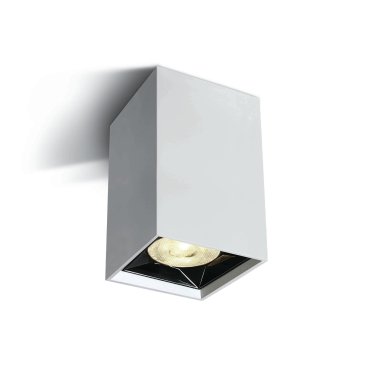 ONE Light Mirror Square Boxes - Aufbaustrahler 1L - 4,9 x 4,9 x 8,2 cm - 6W LED inkl. - weiß
